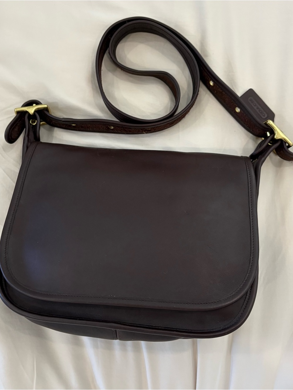 Vintage Coach Dark Brown Patricia Legacy Bag